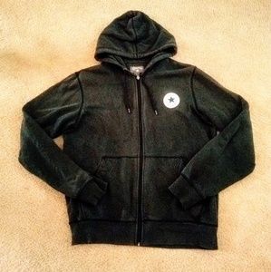 Converse All-Star Men's Black Patch Hoodie